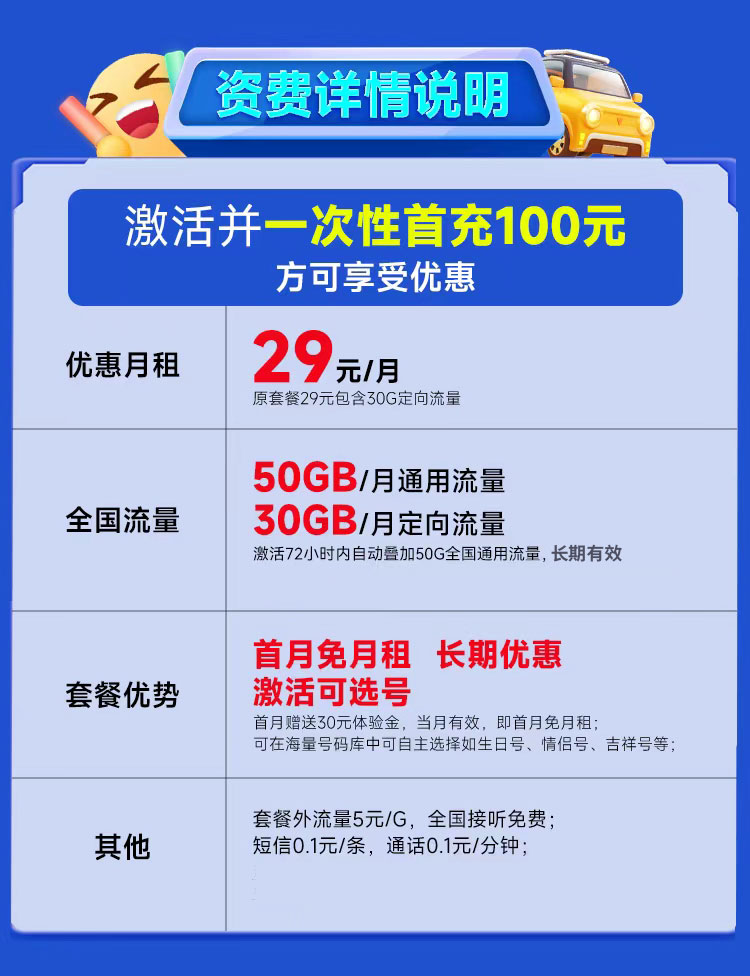 山东电信VP卡29元80G  第2张