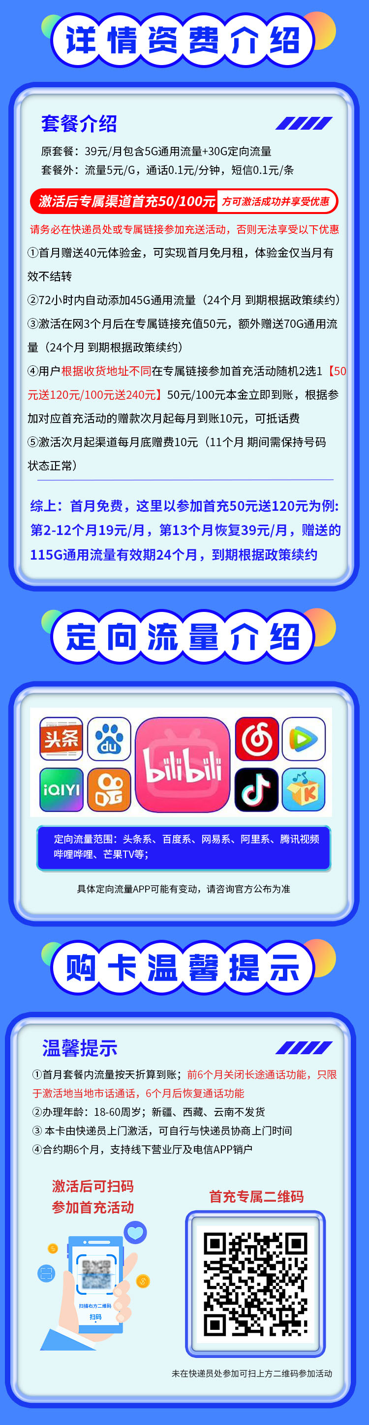 卡世界新品发布：电信陨星卡19元150G流量  第2张